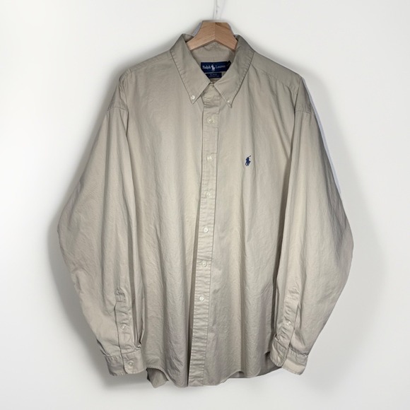 Ralph Lauren Other - Ralph Lauren Vintage XXL 100% Cotton Twill Oversized "Blake" Old Money Pony EUC